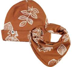 Noe Hat and Bib Set Hagesmække + huer